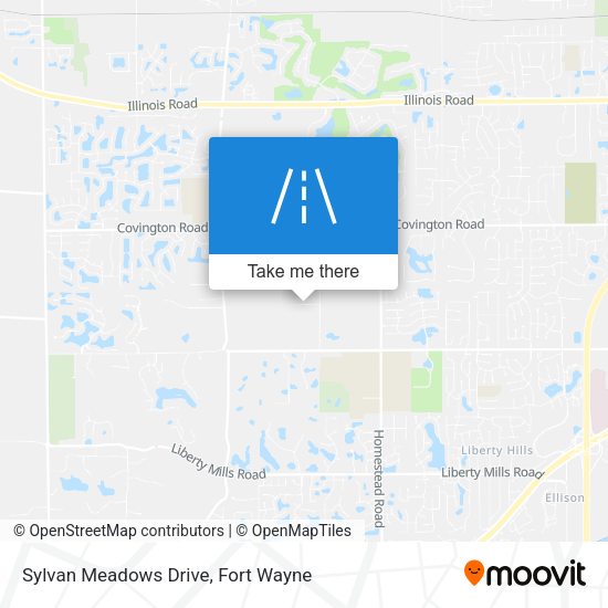 Sylvan Meadows Drive map