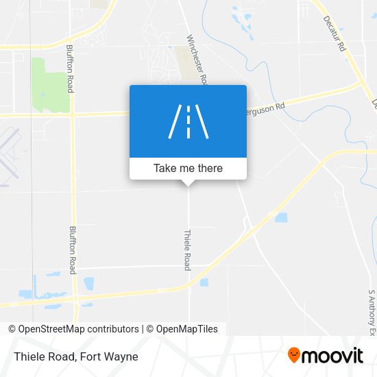 Mapa de Thiele Road
