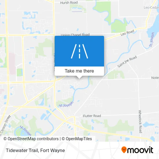 Tidewater Trail map