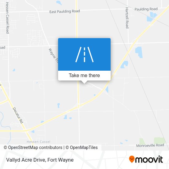 Mapa de Vallyd Acre Drive