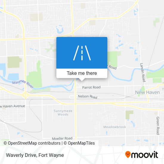 Mapa de Waverly Drive