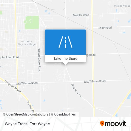Mapa de Wayne Trace
