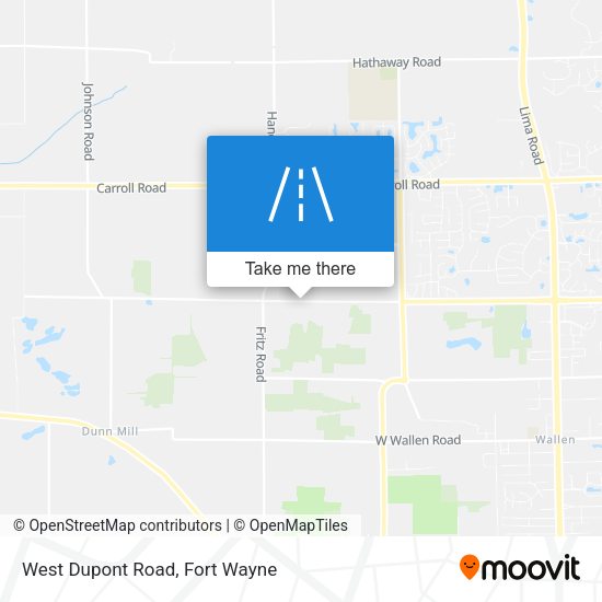 Mapa de West Dupont Road