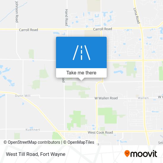 Mapa de West Till Road