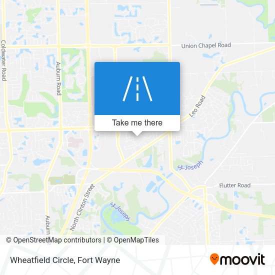 Mapa de Wheatfield Circle
