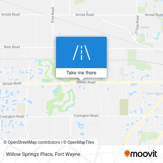 Mapa de Willow Springs Place