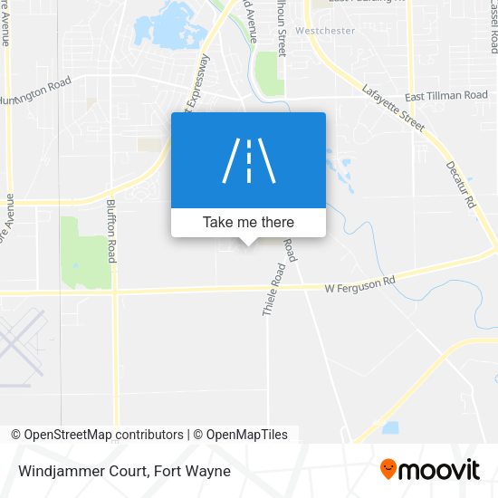 Windjammer Court map