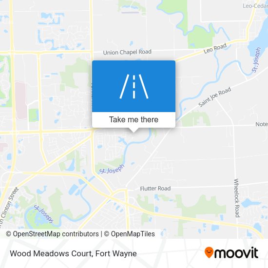 Mapa de Wood Meadows Court