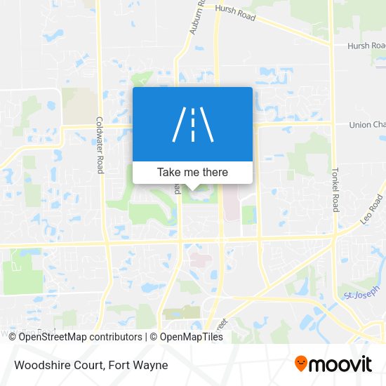 Woodshire Court map