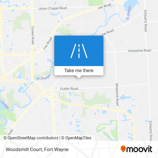 Mapa de Woodsmill Court