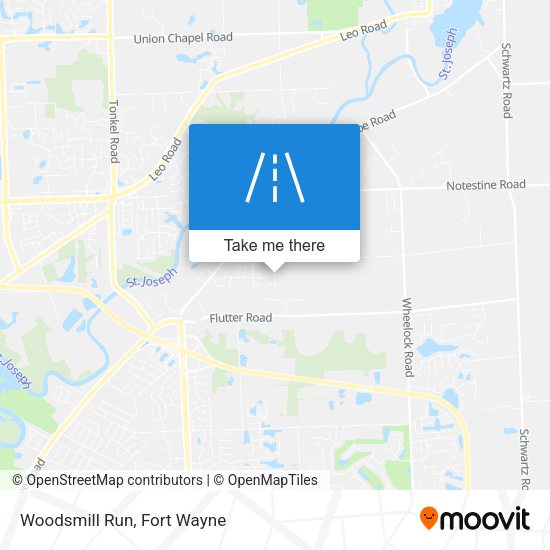 Mapa de Woodsmill Run