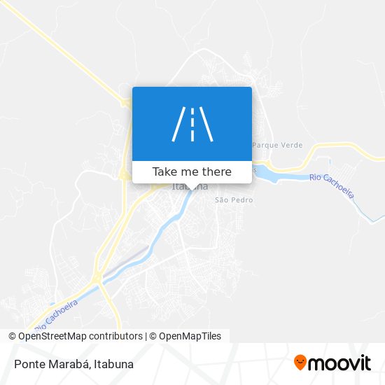 Mapa Ponte Marabá