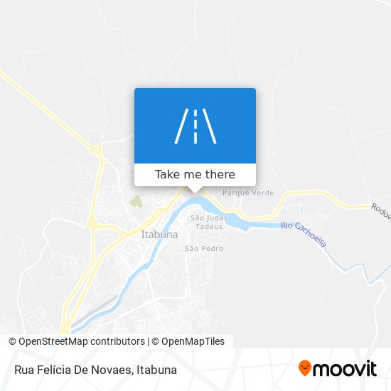 Mapa Rua Felícia De Novaes