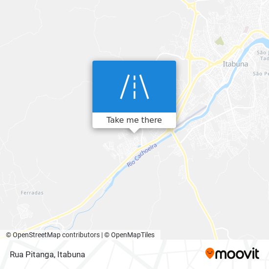 Mapa Rua Pitanga
