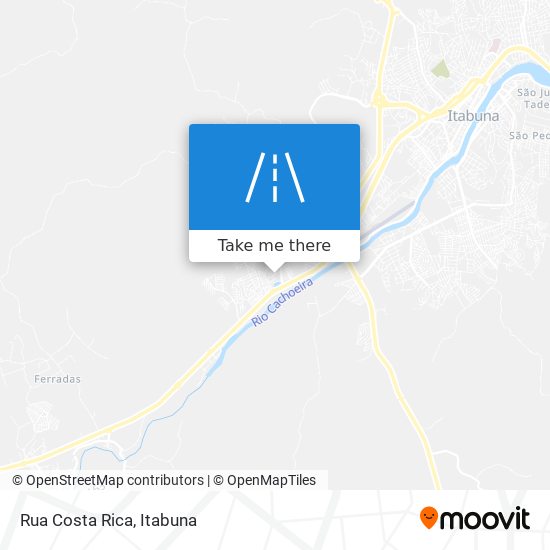 Rua Costa Rica map