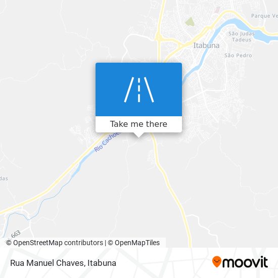Mapa Rua Manuel Chaves