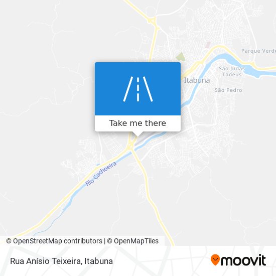 Mapa Rua Anísio Teixeira