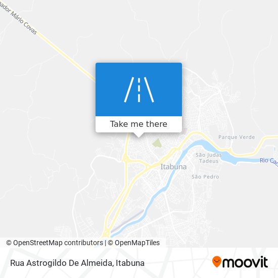 Mapa Rua Astrogildo De Almeida