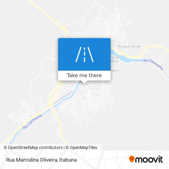 Mapa Rua Marculina Oliveira