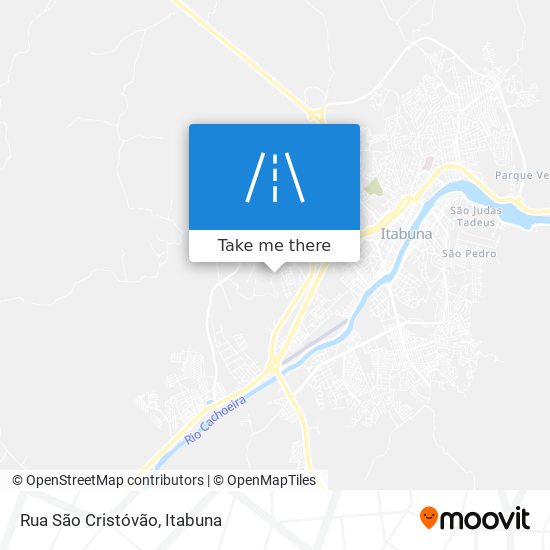 Mapa Rua São Cristóvão