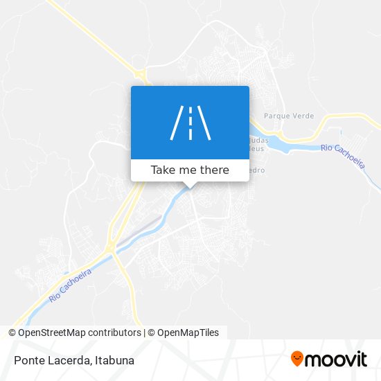 Ponte Lacerda map