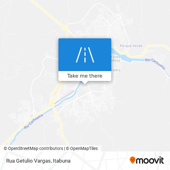 Rua Getulio Vargas map