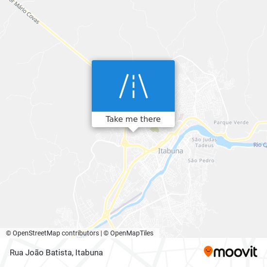 Mapa Rua João Batista