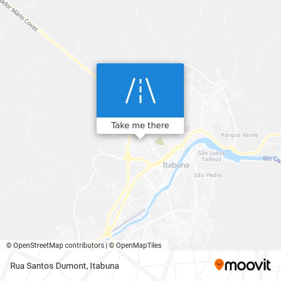 Mapa Rua Santos Dumont