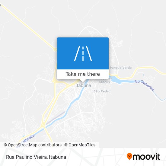 Mapa Rua Paulino Vieira