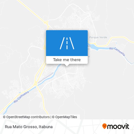 Mapa Rua Mato Grosso