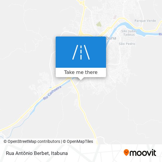 Mapa Rua Antônio Berbet
