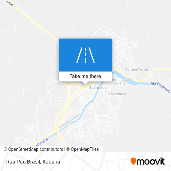 Rua Pau Brasil map