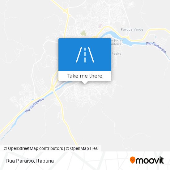 Rua Paraiso map
