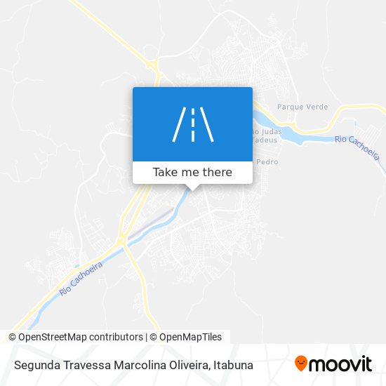 Mapa Segunda Travessa Marcolina Oliveira