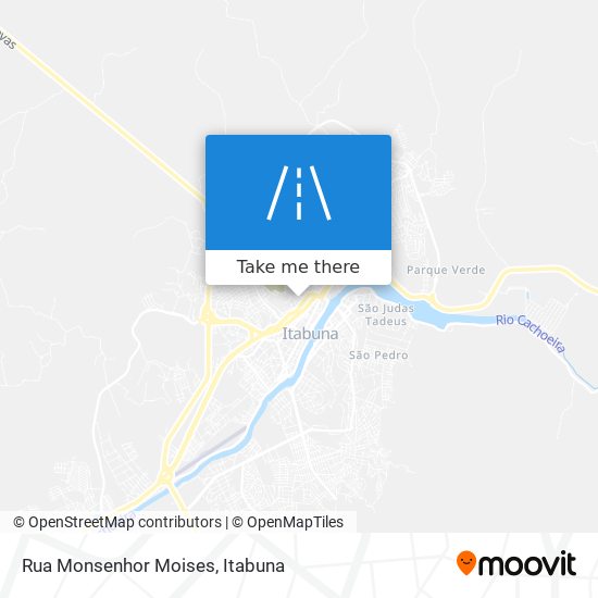 Rua Monsenhor Moises map