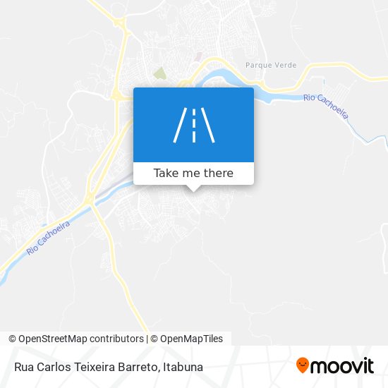 Mapa Rua Carlos Teixeira Barreto