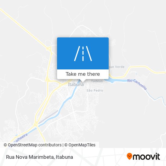 Mapa Rua Nova Marimbeta