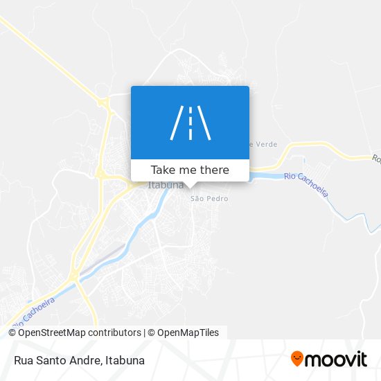 Mapa Rua Santo Andre