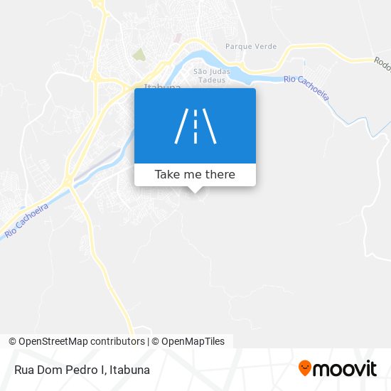 Mapa Rua Dom Pedro I