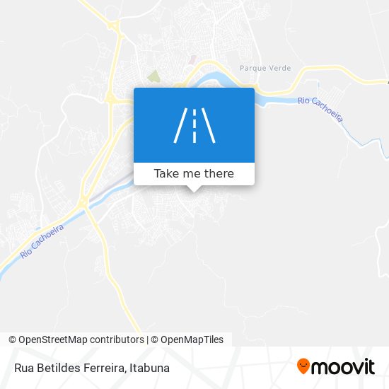 Mapa Rua Betildes Ferreira