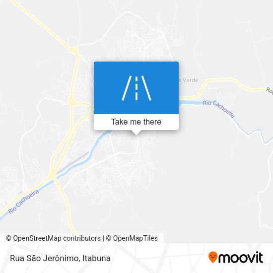 Rua São Jerônimo map