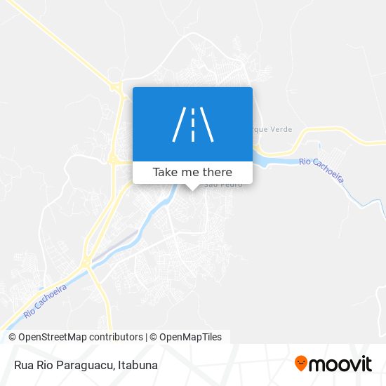Mapa Rua Rio Paraguacu