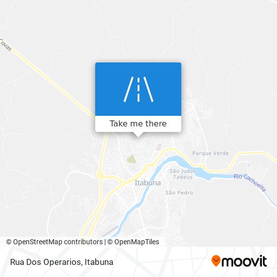 Mapa Rua Dos Operarios