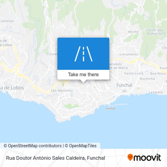 Rua Doutor António Sales Caldeira map