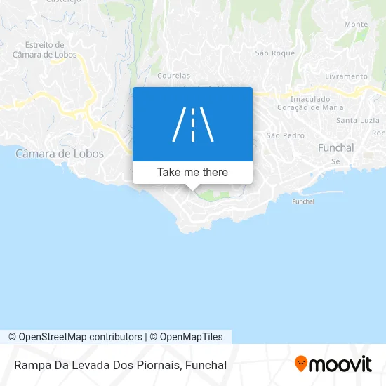 Rampa Da Levada Dos Piornais map