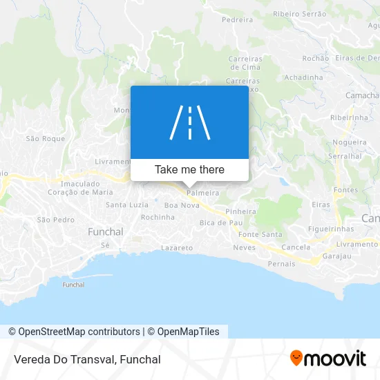 Vereda Do Transval map