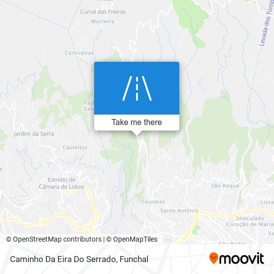 Caminho Da Eira Do Serrado map