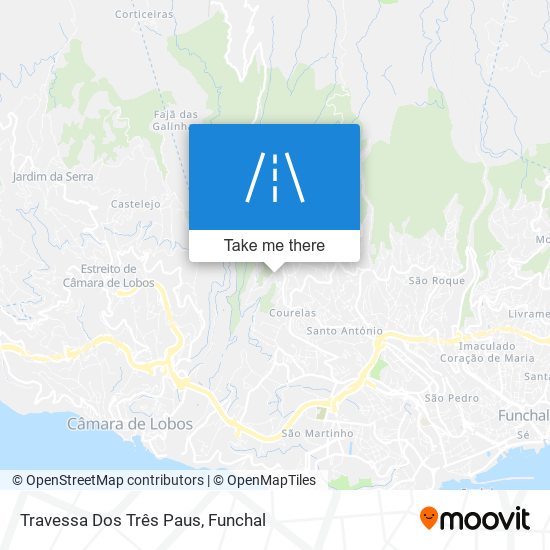 Travessa Dos Três Paus map