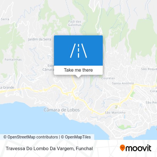 Travessa Do Lombo Da Vargem map