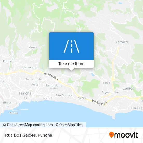 Rua Dos Salões map